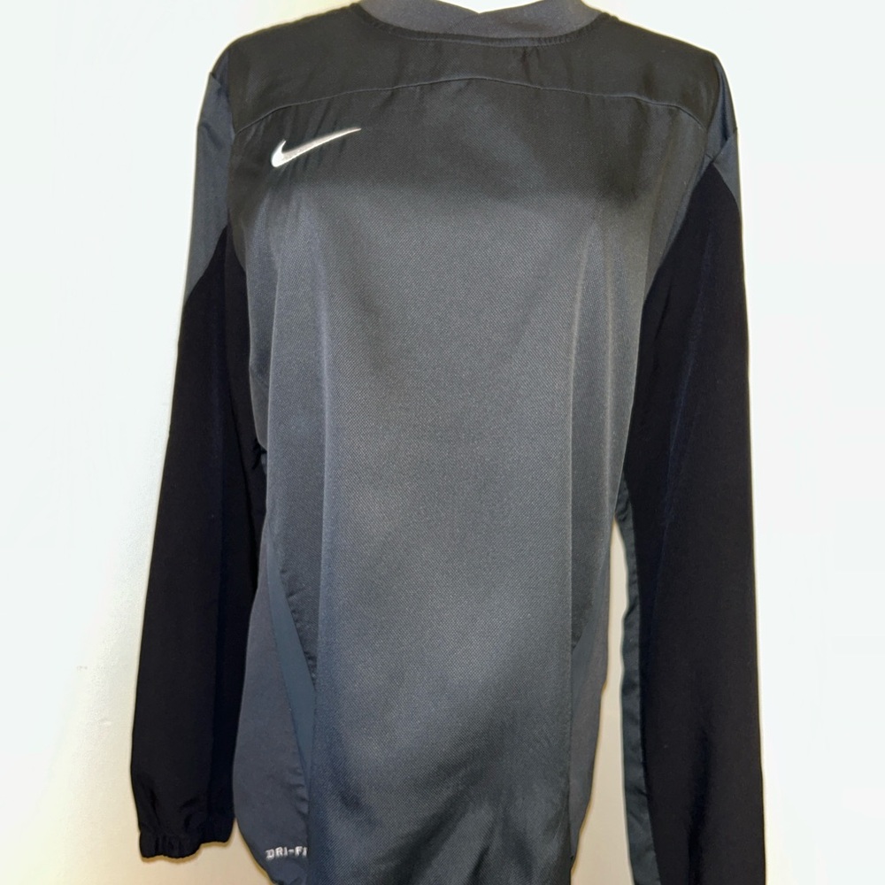 Nike Black and Gray Sports Top